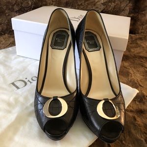 Christian Dior Cannage Lambskin Heels